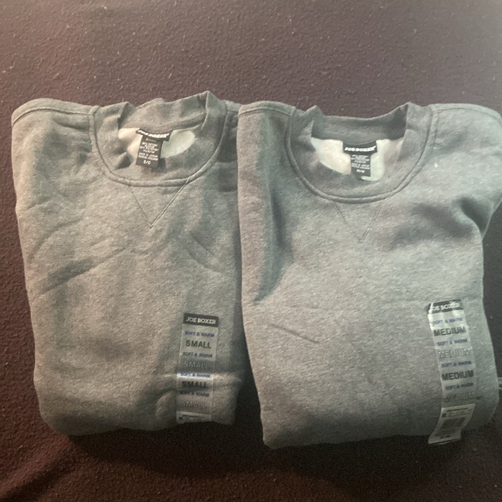 New Joe Boxer Size M/M Long Sleeve Sweatshirt